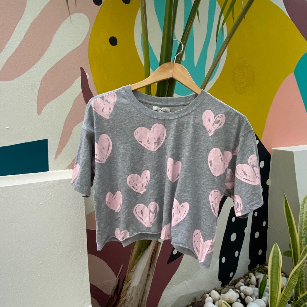 Zara cropped tshirt